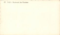 CPSM Pau Prachtstrasse der Pyrenees