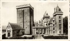 CPSM Pau der Schlossunterhalt und -front ist