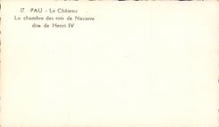 CPSM Pau das Schloss der Raum von Konigde Navarre bekannt ab Henri IV