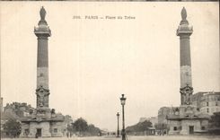 Paris CPA Place du trone