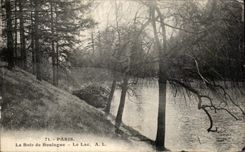 Paris CPA Bois de Boulogne Le lac