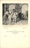 CPA Fantaisie Les chefs d'oeuvre de l'art du 18eme Comediens Francois Watteau Liotard