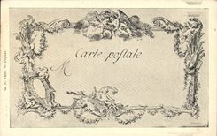 CPA Fantaisie Les chefs d'oeuvre de l'art du 18eme La servante congediee Jeaurat Balechou