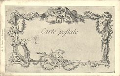 CPA Fantaisie Les chefs d'oeuvre de l'art du 18eme La nuit Baudouin De Ghendt