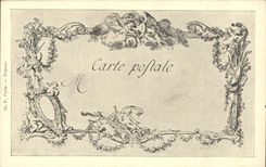 CPA Fantaisie Les chefs d'oeuvre de l'art du 18eme La sentinelle en defaut Baudouin De Launay