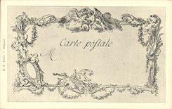 CPA Fantaisie Les chefs d'oeuvre de l'art du 18eme L'epouse indiscrete Baudouin De Launay