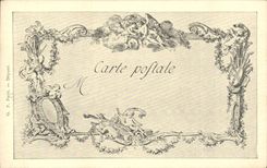 CPA Fantaisie Les chefs d'oeuvre de l'art du 18eme le jardinier galant Baudouin Helmann