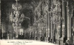 Paris CPA L'opera Le foyer