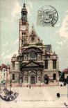 Paris CPA Church Saint Etienne of the Mount