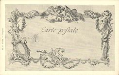 CPA Fantaisie Les chefs d'oeuvre de l'art du 18eme La vertu chancelante Greuze Massard