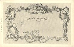 CPA Fantaisie Les chefs d'oeuvre de l'art du 18eme La consolation de l'absence Lawrence De launay