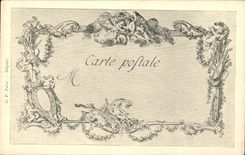 CPA Fantaisie Les chefs d'oeuvre de l'art du 18eme Le billet doux Lawrence De launay