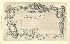 CPA Fantaisie Les chefs d'oeuvre de l'art du 18eme Les deux cages Lawrence De Brea