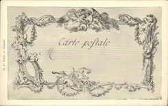 CPA Fantasy chiefs of work of art of 18th Mrs Merteuil and Miss Cecile Volange Lawrence Girard Erotic