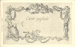 CPA Fantaisie Les chefs d'oeuvre de l'art du 18eme L'ouvriere en dentelle Cochin Aveline