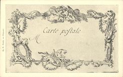 CPA Fantaisie Les chefs d'oeuvre de l'art du 18eme a charmante catin Cochin 