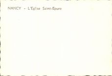 CPM Nancy l'eglise Saint Epure