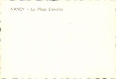 CPM Nancy La place Stanislas