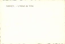 CPM Nancy L'hotel de ville