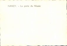 CPM Nancy La porte du Musee