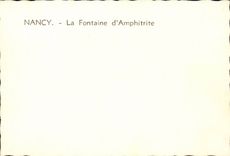 CPM Nancy La fontaine d'Amphitrite