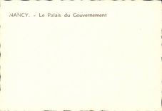 CPM Nancy Le palais du gouvernement