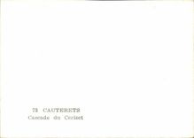 MODERNE KARTE Cauterets Kaskaden von Cerizet