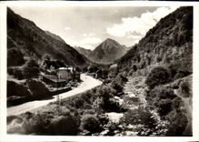 MODERNE KARTE Cauterets gab und die Strasse von Pierrefitte