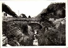 MODERNE KARTE Cauterets die Brucke von Spanien