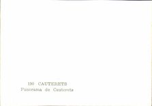 MODERNES KARTE Cauterets Panorama