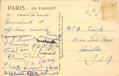 Paris CPA Hotel de ville