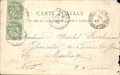 Paris CPA Chaumont Hillocks the footbridge