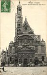Paris CPA Church St Etienne of the Mount