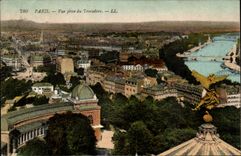 Paris CPA Seen from of Trocadero