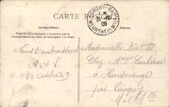 Paris CPA Cour du Louvre Monument de Gambetta