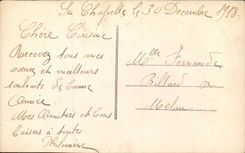 CPA Fantasy Happy New Year Flowers Horseshoe