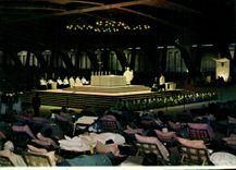 Lourdes CPA the underground basilica StPie X