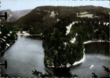 Villers Lake CPA Buckles of Doubs and rock of the sphinx