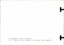 Villers Lake CPA Buckles of Doubs and rock of the sphinx