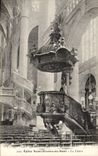Paris CPA Church our St Etienne of the Mount the pulpit