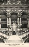 Paris CPA Escalier de l' opera