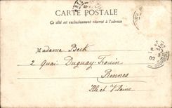 Paris CPA panorama Le nouveau Louvre