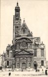 Paris CPA Church Saint Etienne of the Mount