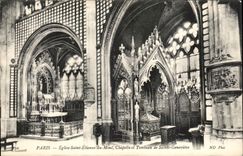 Paris CPA Church Saint Etienne of the Mount Vault and tomb of Sainte Genevieve