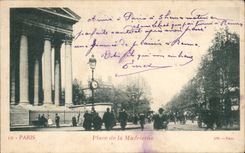 Paris CPA Places of the Madeleine