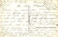 CPA Fantasy Flowers Venice Boat