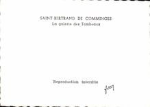 Saint Bertrand de Comminges CPA the gallery of the tombs