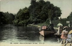 CPA Paris Bois de Boulogne Le lac