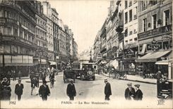 CPA Paris La rue montmartre