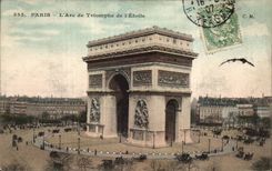 CPA Paris Arc de Triomphe of star